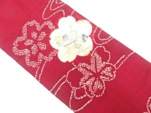 アンティーク　絞り　流水模様袋帯（材料）